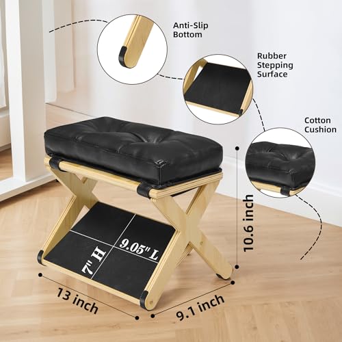 Foot-Rest-for-Under-Desk-at-Work-Wooden-Under-Desk-Footrest-with-Non-Slip-Rubber-Stepping-Surface-Ergonomic-Foot-Stools-for-Under-Office-Desk-Enhances-Posture-Home-Office-Gaming-Pine