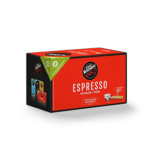 Caffè Vergnano 1882 - 108 Cialde Caffè Espresso - 6 confezioni da 18 cialde