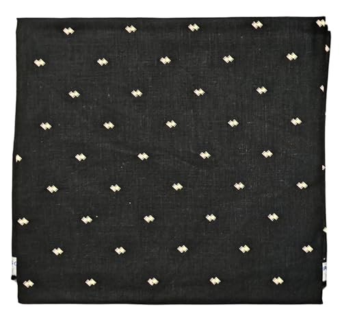 Image of Arvore Bunkaar Men's 100% Pure Original Premium Fine Linen Printed Unstitched Shirt Fabric- 1.6m
