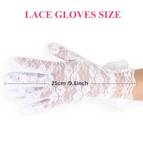 Lace Gloves for Women Tea Party,Premium Quality Meets Feminine Design Redefine Your Style2