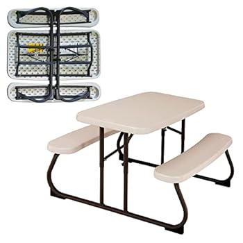 Alternative view of Lifetime 280094 Kid's Picnic Table, Size 1, Almond