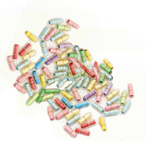 Jieddey Lot de 199 pilules colorées avec message d'amour - Cadeau pour amoureux et amis - Saint-Valentin ou anniversaire