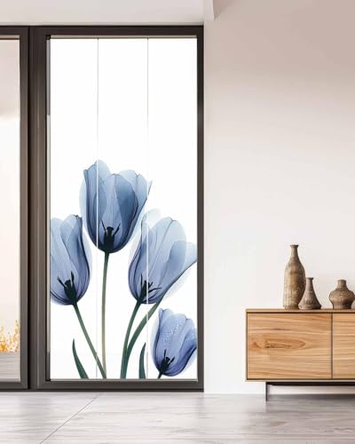 Película Decorativa para Ventanas Azul 35.4"x78.7" miniatura 1