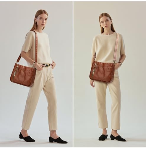 Image of Worldlyda Crossbody Bags for Women Soft Trendy Vegan Leather Shoulder Handbags and Purses for Women Tote Hobo Satchel