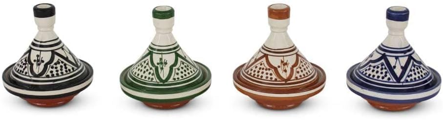 Handgemaakte 3-delige Tajine uit Marokko - Club Nomad - Club Nomad