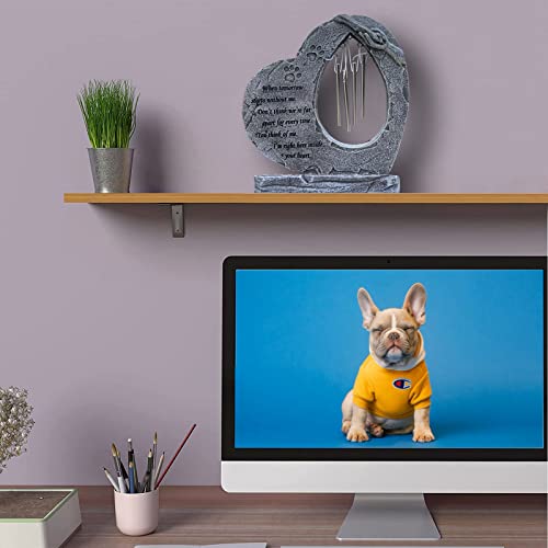 Dog Pet Memorial Stones with Wind Chimes Paw Print Pet Garden Stones Heart Shaped Cat & Dog Grave Markers Gifts Loss of Pet Sympathy Gifts Dog Pet Memorial Stones with Wind Chimes Paw Print Pet Garden Stones Heart Shaped Cat & Dog Grave Markers Gifts Loss of Pet Sympathy Gifts