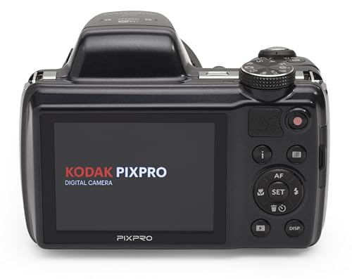 Kodak PIXPRO Astro Zoom AZ528-BK 16 MP Digital Camera with 52x Optical Zoom 24mm Wide Angle Lens 6 fps Burst Shooting 1080P Full HD Video Wi-Fi Connectivity and a 3" LCD Screen (Black)