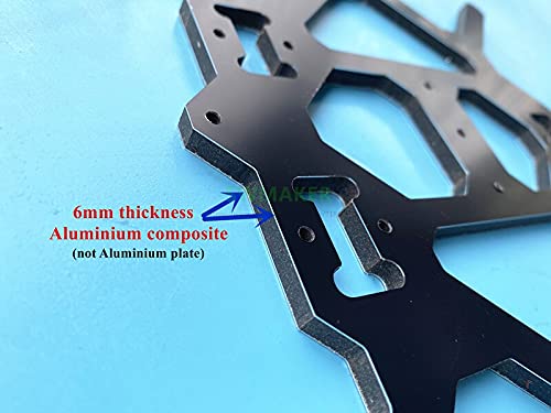 Lysee 3D Printer Parts & Accessories - Black Prusa i3 MK3 Mini 6mm Thick Aluminium Composite Y Carriage Heated Bed Support Plate DIY MK3 Mini 3D Printer - (Size: Black, Color: Option 2)