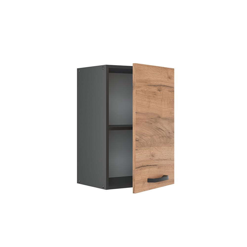 Vicco Armario Colgante R-Line, Roble Dorado, 40 cm, para combinación Libre Dentro de Sistemas de Cocina modulares