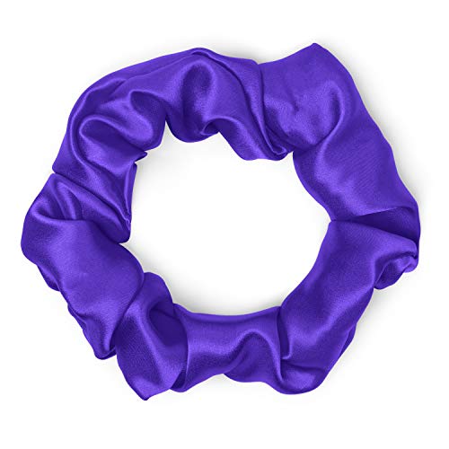 Satin Scrunchies 100% Silk Premium Quality Ponytail Holders Choose From Many Colors Scrunchie King Made in the USA