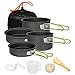 Gutsdoor Outdoor Camping Kettle, 1.1L Aluminum Camp Tea Kettle, Portable Lightweight Water Kettle