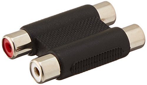C2G 40646 RCA Stereo Audio F/F Coupler, TAA Compliant, Black - TAA Compliant