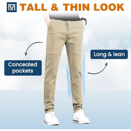 Mens High Stretch Multi Pocket Waterproof Cargo Pants Lightweight Durable Relaxed Fit for Tactical and Casual2