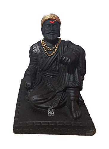 Image of Stone Chhatrapati Shivaji Maharaj Statue, Standard, Brown