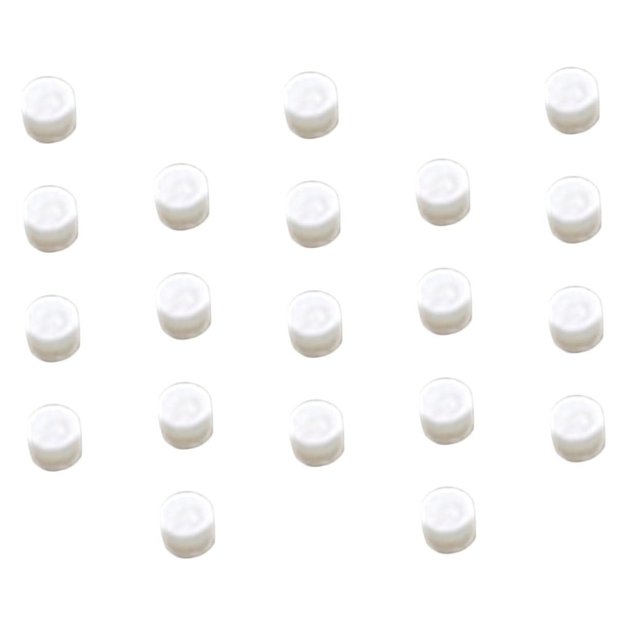 SUPVOX Gf65 20pcs White 3mm Fretboard Markers Inlay Dots for Bass Accessories