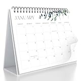 Aesthetic Desk Calendar 2025-2026 - Runs June 2025 until December 2026 - Beautiful Small Flip Desktop Calendar for Easy Organizing