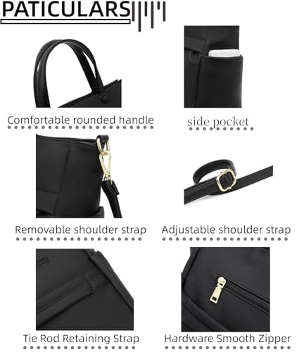 Crossbody Handbag Shoulder Bag For Women Briefcase Computer Tote3