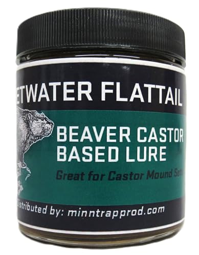 Sweetwater Flattail - Beaver Castor Based Lure 4 Ounce Jar Trapping Supplies Bait