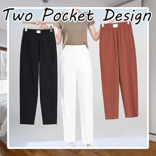 Endurance Loose Pants Women,Endurance Summer Cotton Linen Women's Loose Pants,Casual High Waist Joggers2