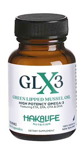 Extra strength green lipped mussel oil capsules by glx3 - natural…