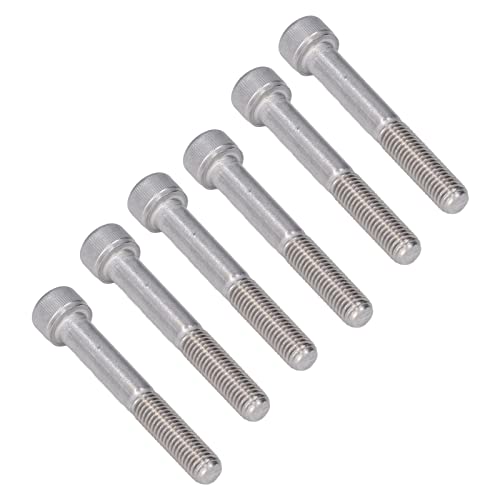 10Pcs Socket Head Cap Screws, A2?70 Stainless Steel M10 Cylindrical Head Partially Threaded Hex Socket Bolts for Industrial Equi