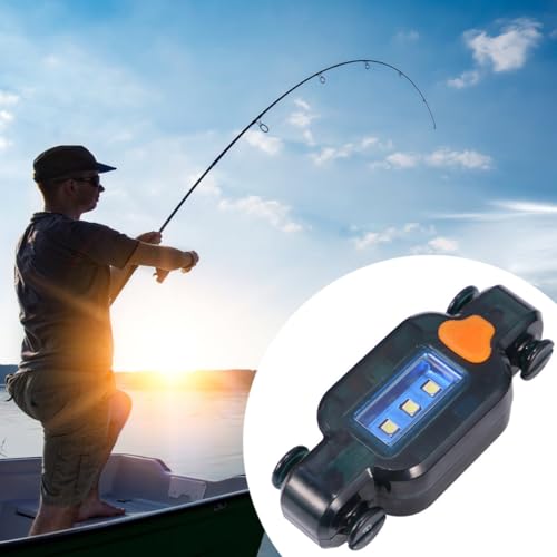 Lámpara de pesca nocturna de material ABS recargable con sensor para caña de pescar 6