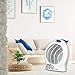 Optimus H-1322 Portable 2-Speed Fan Heater with Thermostat , White