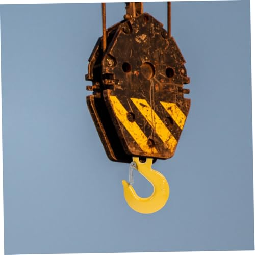 Crochet de grue en acier forgé robuste pour palan à chaîne et gréement durable - 5
