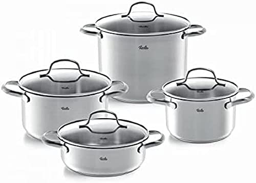 Fissler San Francisco Set di Pentole 4 Pezzi Inox