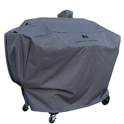 Patio King Grill Cover Replacement For Camp Chef Woodwind 36, Smokepro 36, All 36-Inch Pellet Grills - Upgraded Heavy Duty, Ultra-Durable, All-Weather Pellet Grill Cover (Gray) #TOP1