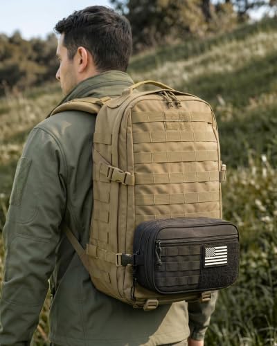 Hotor Tactical Molle Toiletry Bag (Black or Green) - image 7