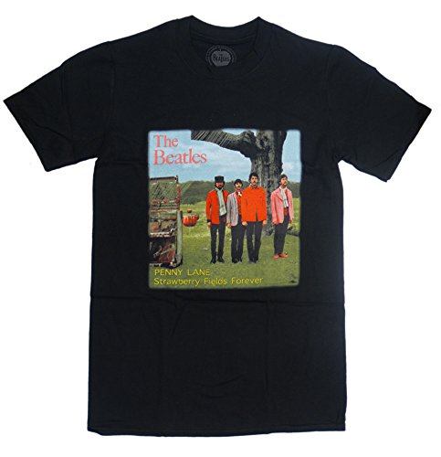 Los BEATLES merchandising oficial Uni-Sexo camiseta nueva STRAWBERRY FIELDS N...