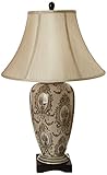 Oriental Furniture 29' Victorian Porcelain Vase Lamp