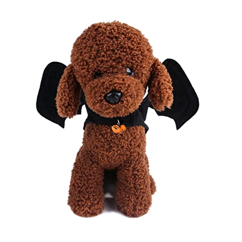 Disfraz de alas de murciélago para perros y gatos Halloween 3 piezas miniatura 6