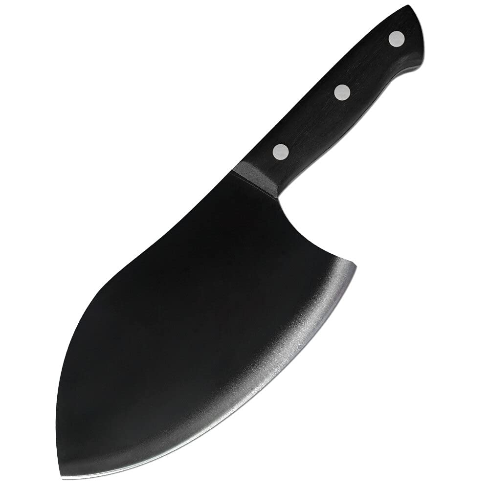 Boning Knife, Boning Butcher Kitchen Knife 7cr17 Stainless Steel Cutlery Cooking Knife Full Tang Cleaver Cutter Filleting Steak Knife Tools BY ZZYY (Color : Style 02)