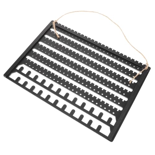 DEARMAMY Porte Boucles Oreilles Bois Mural Support De Rangement Pour Bijoux Organisateur De Colliers Et Pendentifs Étagère Murale Pour Bijoux