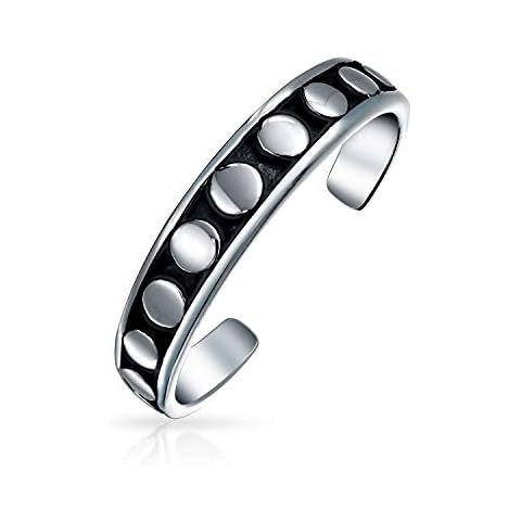 Bali Style Adjustable Silver Toe Ring Cover