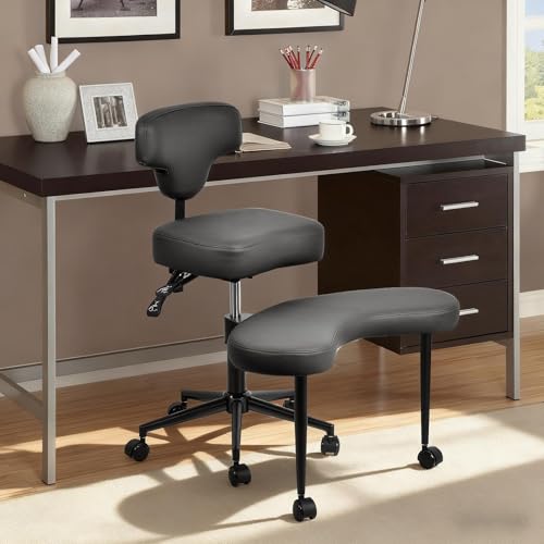 Chaise de méditation ergonomique réglable pour posture à genoux - 2