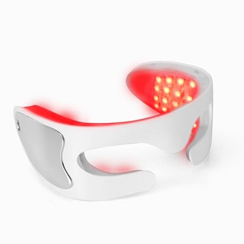 Collagenius Black Adjustable Strap Eye Mask - Skin Friendly Material, Face Mask for Skincare Routine, Red Light Therapy, CE Certified, One Year Warranty