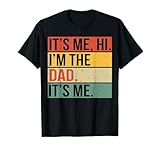 Photo Gallery retro it s me hi i m the dad it s me per la festa del papà da uomo maglietta Photo Gallery retro it s me hi i m the dad it s me per la festa del papà da uomo maglietta