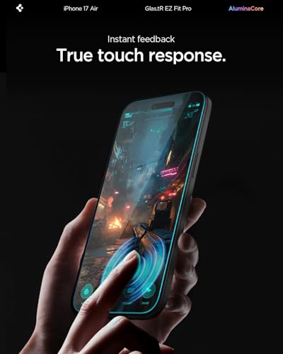 Image of Spigen EZ Fit Pro Tempered Glass Screen Protector Guard for iPhone Air [2 Pack]