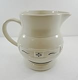 Longaberger Pottery Woven Traditions Blue Large Pitcher 64 Oz 8 Cups