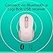 Logitech Signature M650 Wireless Mouse - for Small to Medium Sized Hands, 2-Year Battery, Silent Clicks, Customizable Side Buttons, Bluetooth, for PC/Mac/Multi-Device/Chromebook - Rose