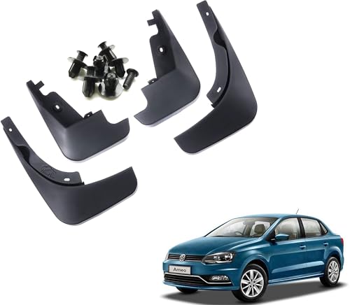 Image of WolkomHome Mud Flap Compatible with Ameo - Durable Splash Guards for Car Exterior Protection