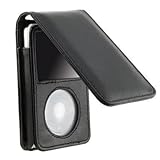 Leather Style Flip Case for 80/120/160 Gb Ipod Classic (Black)