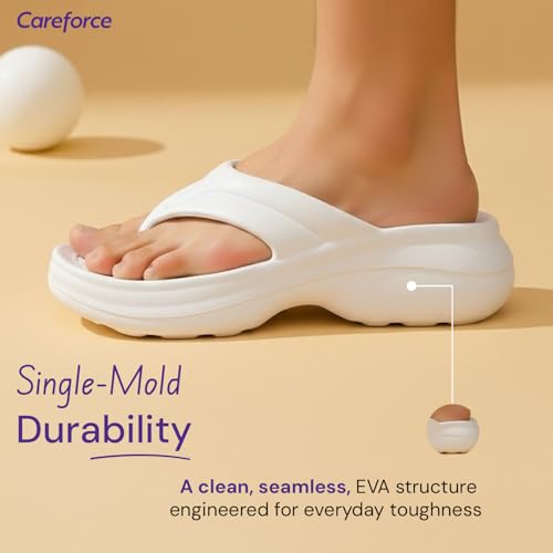Image of Flip Flop Slippers for Women, Ultra-Soft Eva Sliders for Woman, Lightweight Anti-Slip Slipper & Chappals, Cushioned, Quick-Dry Everyday Wear Slides