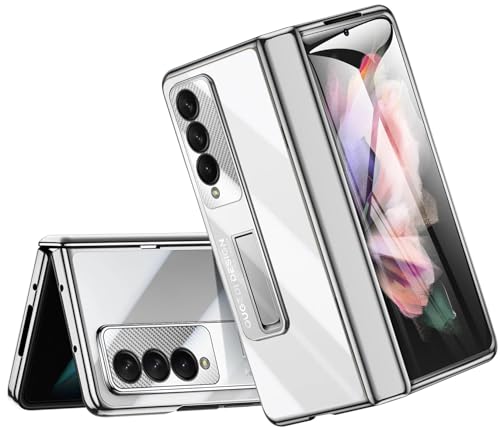 Coque Galaxy Z Fold 3 argent ultra fine avec protection charnière