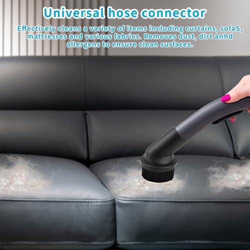 3 Stück Staubsauger Bürste, Universal Staubsauger Aufsatz mit 44mm Innendurchmesser, Ideal für Haushalt, Auto und Büro, Effiziente Reinigung von Staub und Haaren