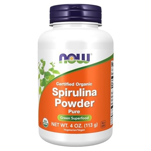 7 Spirulina Em Pó Now Foods