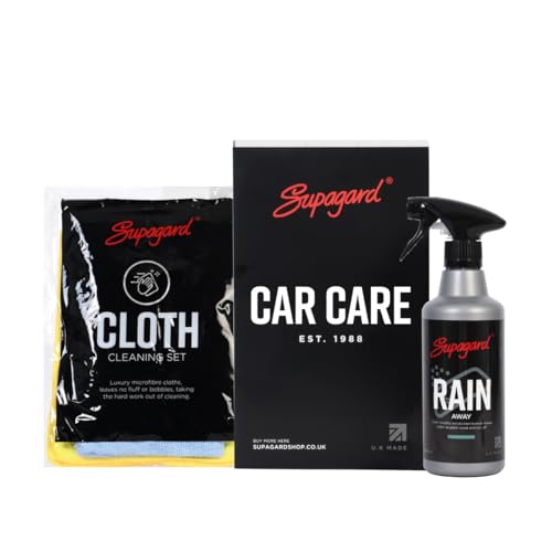 Supagard RainAway – Water Repellent Glass Treatment for Cars – Rain Repellent Spray for Improved Visibility in All Weather – Long-Lasting Protection for Exterior Glass Surfaces